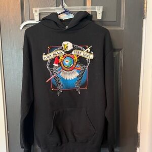 Black Graphic Hoodie Fort bragg ,California